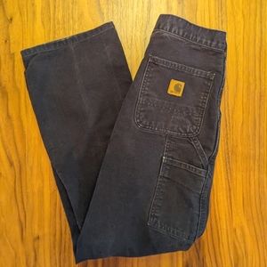 Carhartt Dungarees fit carpenter pants,size 28x32, colour black